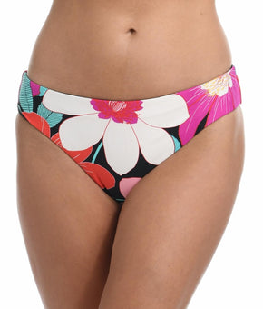 La Blanca Womens Floral Reversible Swim Bottom Separates Pink Size 14