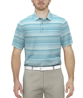 PGA TOUR Men's Linear Energy Performance Golf Polo Shirt Green Size S MSRP $68