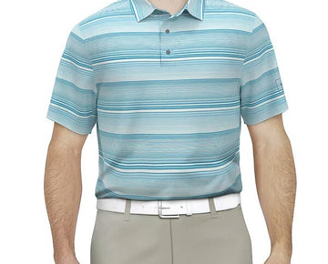 PGA TOUR Men's Linear Energy Performance Golf Polo Shirt Green Size S MSRP $68