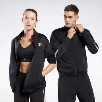 Reebok Mens Regular fit Track Jacket Coat Small Black