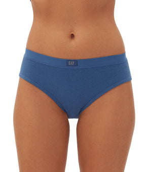 GapBody Women's Logo Comfort Hipster Underwear GPW01076 Blue Size XL