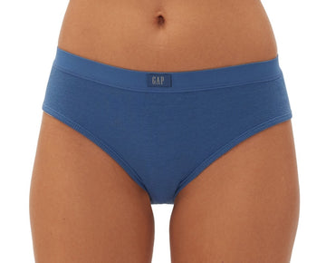 GapBody Women's Logo Comfort Hipster Underwear GPW01076 Blue Size XL