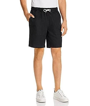 Penfield NWT Men's Solid Black Renard Regular Fit Shorts Size S 100% Cotton $95
