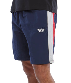 Reebok Mens Regular fit Casual Crinkle Shorts XL / 9 Blue Solid