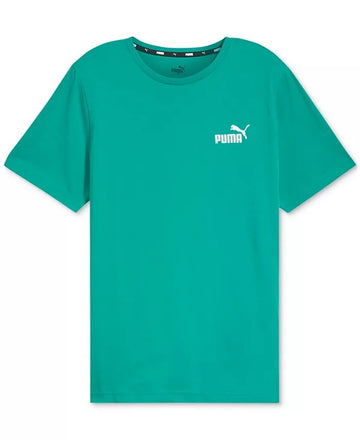 Puma Men Regular fit Short Sleeve T-Shirt Shirt Size S Green Solid