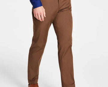 Michael Kors Men's Classic Fit Performance Fall Dress Pants Brown Size 34x32 $95