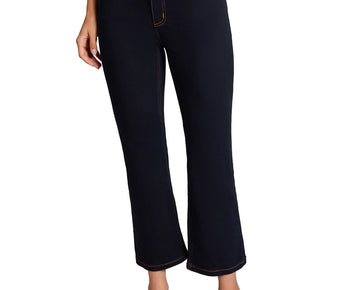 Jones New York Petite High Rise Kick Flare Cropped Jeans Blue Size 14P MSRP $80