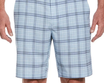 Pga Tour Men's Plaid Shorts Blue Size 32 MSRP $65