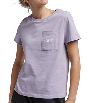 Reebok Womens Short Sleeve Patch Pocket Shirts & Tops Size M