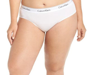 CALVIN KLEIN Intimates White Elastic Band Solid Everyday Hipster Size XXXL