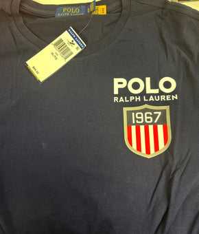 Polo Ralph Lauren Men Classic-Fit Logo Long-Sleeves Cruise Navy Size XL MSRP $70