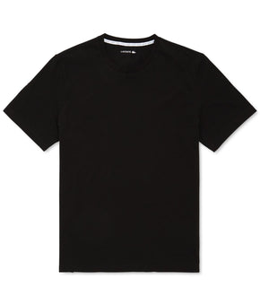 Lacoste Mens Crewneck Cozy Sleep Shirt Black Size S