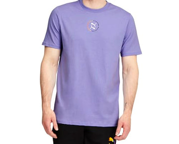 PUMA Men's Pride Tee T Shirt Top , Sweet Lavender, M, Medium