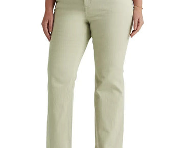 Lauren Ralph Lauren Womens Green Boot High Waist Jeans Green Plus Size 18W $110