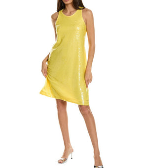 Anne Klein womens Shift Dress, Size 16, Yellow