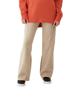 Champion Women's Drawstring-Waist Wide-Leg Sweatpants BEIGE Size XS MSRP $55