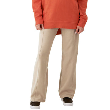 Champion Women's Drawstring-Waist Wide-Leg Sweatpants BEIGE Size XS MSRP $55