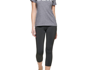 Calvin Klein Performance Logo T-Shirt - Black Heather Size XS MSRP $40