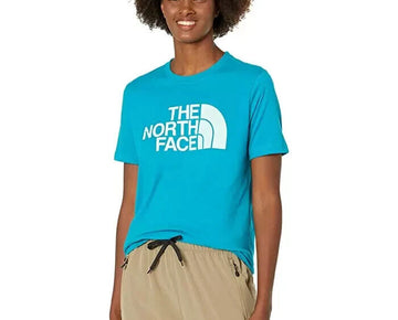 The North Face Women's Half Dome Cotton Short Sleeve Tee Blue Size XS