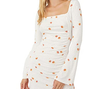 Free People Celia Mini Dress Ivory Combo Size XL (Women's 16)