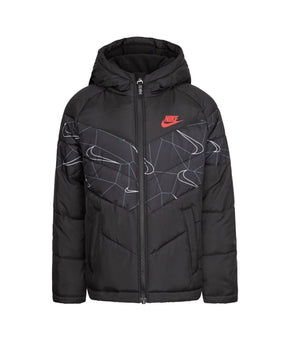 Nike Toddler Boys Sportswear Swoosh Fill Printed Jacket Black Size 3T MSRP $85
