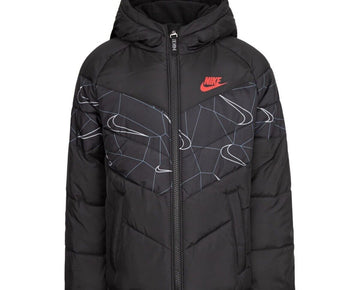 Nike Toddler Boys Sportswear Swoosh Fill Printed Jacket Black Size 3T MSRP $85