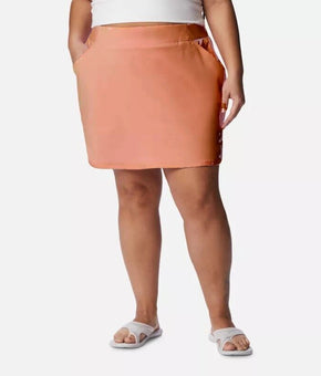 Columbia Plus Size 2X Sandy Creek Skort Peach Pink MSRP $75