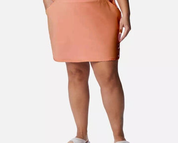 Columbia Plus Size 2X Sandy Creek Skort Peach Pink MSRP $75