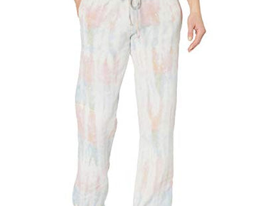 VELVET BY GRAHAM & SPENCER Women Hallie Tie Dye Sweatpant, Pink Sunrise, Size S