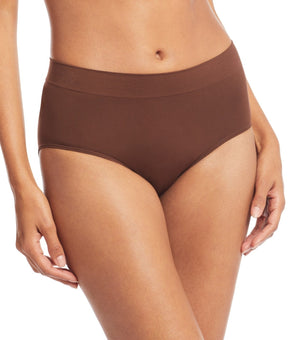 Lauren Ralph Lauren Seamless Jersey High-Rise Brief Underwear Brown Size S