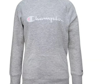 Champion Champion Big Girls Raglan Hood Oxford Gray Heather Size L (14-16)