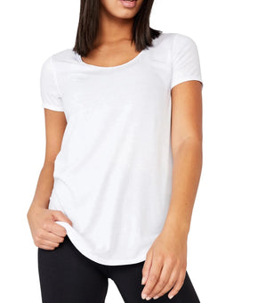 COTTON ON Womens Gym T-shirt White Size XL