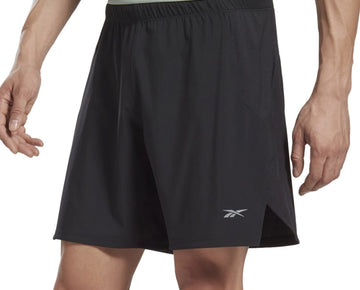 REEBOK Men's Strength 3.0 Regular-Fit Training Shorts Size XL Black