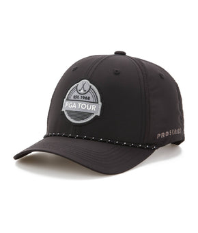 PGA TOUR Men's Premium Label Golf Cap Black Size Adjustable MSRP $24