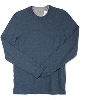 Club Room Mens T-Shirt Small Layered-Neckline Crewneck Blue Size S