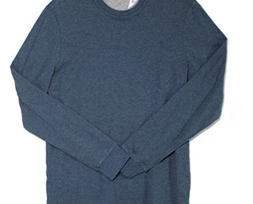 Club Room Mens T-Shirt Small Layered-Neckline Crewneck Blue Size S