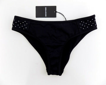 ZADIG & VOLTAIRE Studded Side Bikini Bottom Womens Black Size US 10