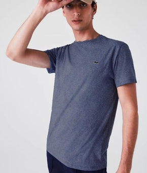 Lacoste Mens Crew Neck Pima C Murene Chine Blue Size 3XL MSRP $60