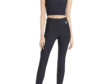 Josie Natori Women s Active Solstice V-Neck Cropped Top Size XL Black