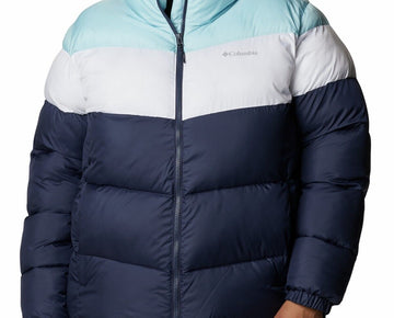 Columbia Puffect Colorblocked Blue Jacket Plus Size 1X MSRP $160