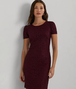 Lauren Ralph Lauren Slim-Fit Cap-Sleeve Cocktail Sheath Dress Red Size 0 $195