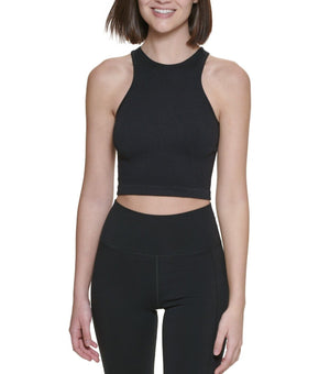 Calvin Klein Performance Women's Cropped Top Black Size M MSRP $50