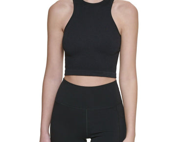 Calvin Klein Performance Women's Cropped Top Black Size M MSRP $50