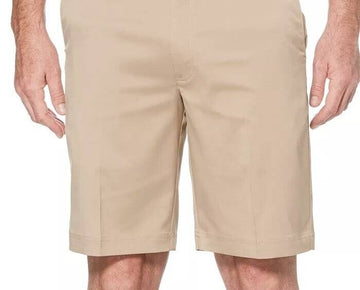 PGA TOUR Men's Flat Front Active Waistband Shorts Light Beige Size 42 MSRP $65