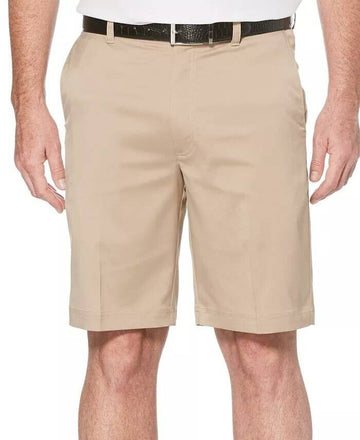 PGA TOUR Men's Flat Front Active Waistband Shorts Light Beige Size 42 MSRP $65