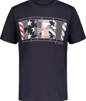 Tommy hilfiger Toddler Boys Abstracter Short Sleeve T-shirt Navy Size 2T