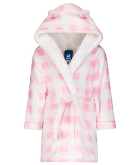 Max & Olivia Baby Boys Soft Cuddly Novelty Hooded Robe Pink Size 12-24M