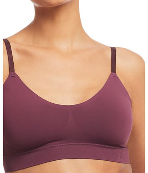 Lauren Ralph Lauren 4L0079 Smoothing Wireless Bralette Wine Red Size L MSRP $48