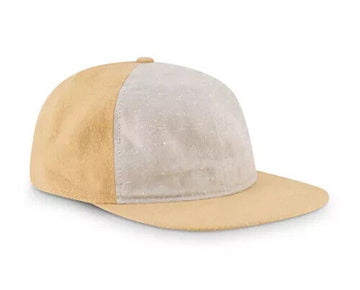 NEW ERA Mens Beige Gold Rayon Snapback Flat Brimmed Adjustable twenty Slub Cap