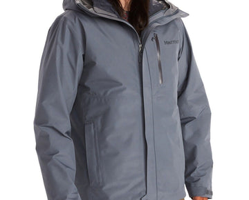 Marmot Mens Minimalist Component Jaccket Steel Gray Onyx Size M MSRP $350